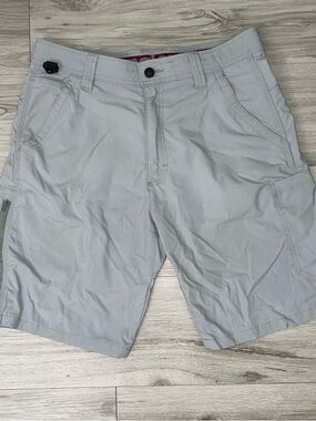 Wrangler Cargo Shorts 32 Utility Blue Collar Workwear Hiking Fishing Country